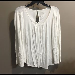 Lane Bryant White Dress Top Size 14/16